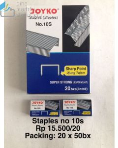 Jual Isi Stapler Kecil Joyko Staples No.10S termurah harga grosir Jakarta