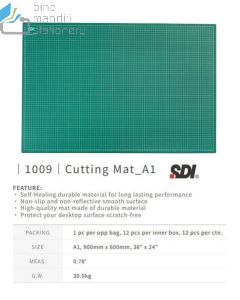 Katalog brosur gambar atk Cutting Mats type SDI 1009 Cutting Mat (A1 / 36" x 24") Tatakan Alas Potong Cutter