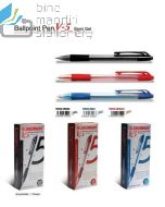 Contoh stationery Snowman Ballpoint V-5 (Retractable) 0.7mm Red Pena Pulpen dan gambarnya